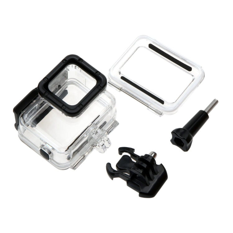 For GoPro  NEW HERO /HERO6   /5  30m Waterproof Housing Protective Case + Hollow Back Cover with Buckle Basic Mount & Screw, No Need to Disassemble Lens(GP413) - Waterproof Cases by PMC Jewellery | Online Shopping South Africa | PMC Jewellery | Buy Now Pay Later Mobicred