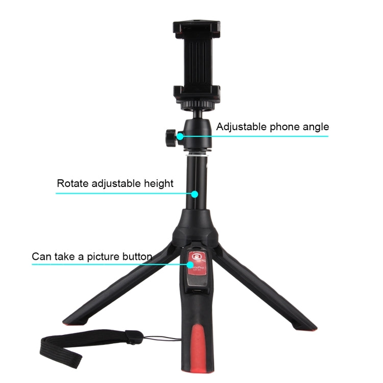 20-68cm Grip Foldable Tripod Holder Multi-functional Selfie Stick Extension Monopod with Phone Clip & Remote Control, For iPhone, Galaxy, Huawei, Xiaomi, HTC, Sony, Google and other Smartphones - Selfie Sticks by PMC Jewellery | Online Shopping South Africa | PMC Jewellery | Buy Now Pay Later Mobicred