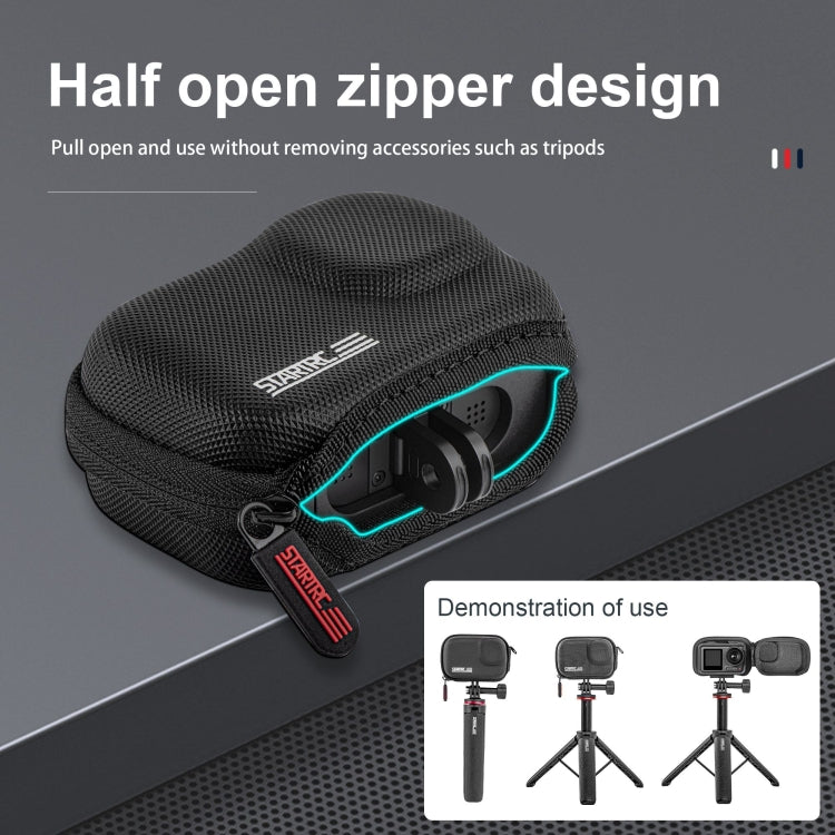 STARTRC Camera PU Carry Case For Insta360 GO3 / DJI Action 3 / 4 / 5 Pro (Black) - free shipping - PMC TechLife - Order now!