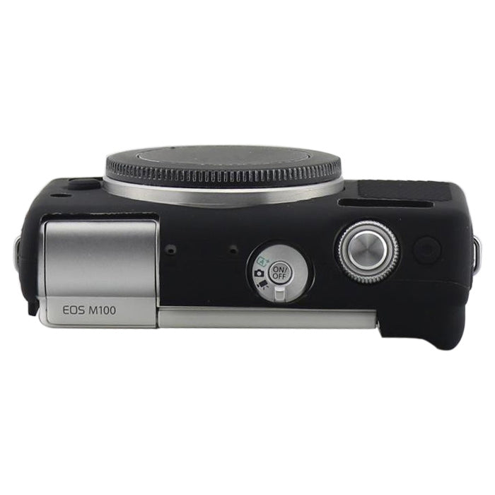 Soft Silicone Protective Case for Canon M100 (Black) - Protective Case by PMC TechLife | Online Shopping South Africa | PMC TechLife