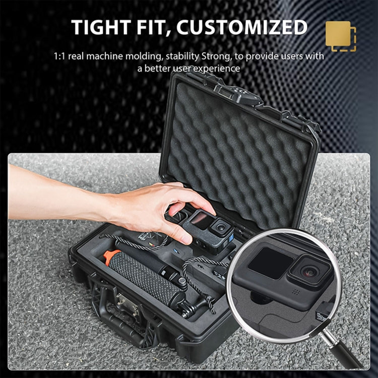 STARTRC DIY Combination Lock Waterproof Dual-layer Suitcase Storage Box (Black) - free shipping - PMC TechLife - Order now!