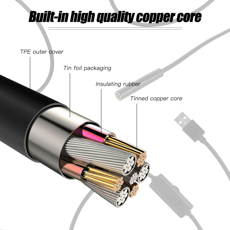 P20 4.3 Inch Screen Display HD1080P Inspection Endoscope with 8 LEDs, Length: 2m, Lens Diameter: 8mm, Hard Line -  by PMC Jewellery | Online Shopping South Africa | PMC Jewellery | Buy Now Pay Later Mobicred