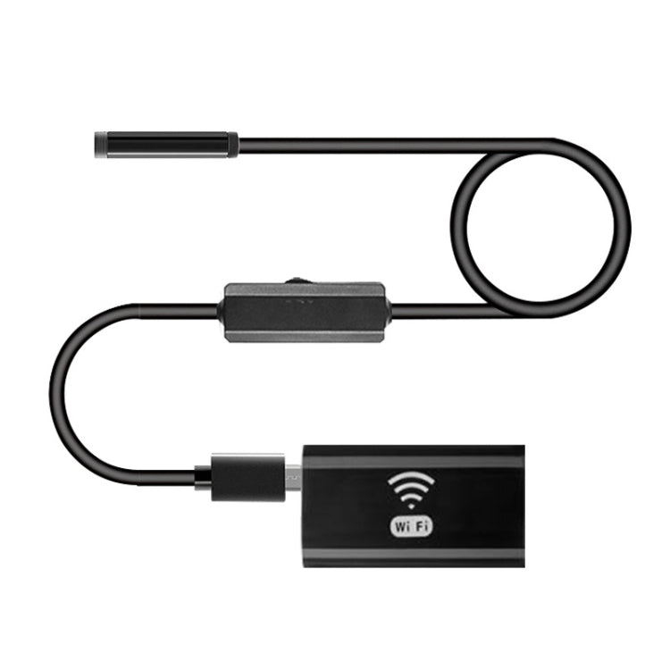 F99 HD Mobile Phone Endoscope, 8mm Waterproof Pipe Endoscope, Wifi Version, Flexible Cord, Length: 1m (Black) -  by PMC TechLife | Online Shopping South Africa | PMC TechLife