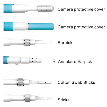 I98 1.3 Million HD Visual Earwax Clean Tool Endoscope Borescope with 6 LEDs, Lens Diameter: 5.5mm (Yellow) -  by PMC Jewellery | Online Shopping South Africa | PMC Jewellery | Buy Now Pay Later Mobicred