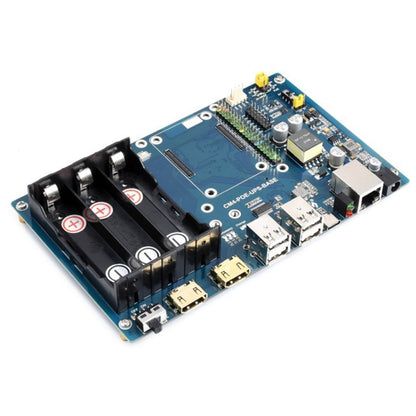 Waveshare PoE UPS Base Board for Raspberry Pi CM4, Gigabit Ethernet, Dual HDMI, Quad USB2.0 - Modules Expansions Accessories by WAVESHARE | Online Shopping South Africa | PMC Jewellery | Buy Now Pay Later Mobicred