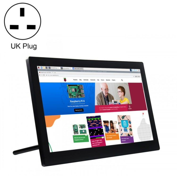 Waveshare 13.3 inch Mini-Computer Powered by Raspberry Pi 3A+, HD Touch Screen(UK Plug) - free shipping - PMC Jewellery - Order now!