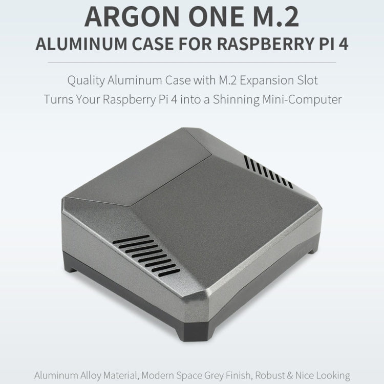 Waveshare Argon One M.2 Aluminum Case For Raspberry Pi 4, with M.2 Expansion Slot - Modules Expansions Accessories by WAVESHARE | Online Shopping South Africa | PMC Jewellery | Buy Now Pay Later Mobicred