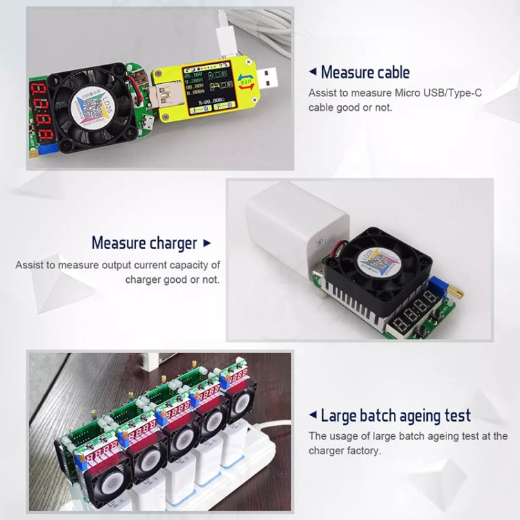 LD25 Adjustable Current Voltage Electronic USB Load Resistor Discharge Battery Test - Resistor / Diodes by PMC TechLife | Online Shopping South Africa | PMC TechLife