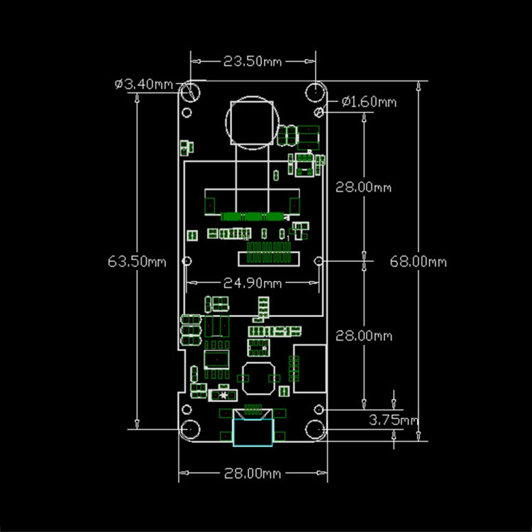 TTGO T-Camera Plus Lens ESP32-DOWDQ6 8MB SPRAM Camera Module OV2640 1.3 inch Display Rear Camera, Wiring Extended Version - Module by TTGO | Online Shopping South Africa | PMC Jewellery | Buy Now Pay Later Mobicred