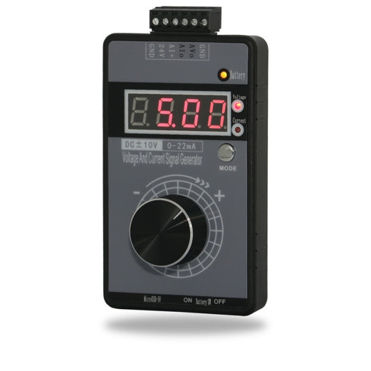 4-20mA 0-10V Signal Generator Adjustable Voltage Current Simulator, Built-in Battery (Black) - Boards & Shields by PMC Jewellery | Online Shopping South Africa | PMC Jewellery | Buy Now Pay Later Mobicred