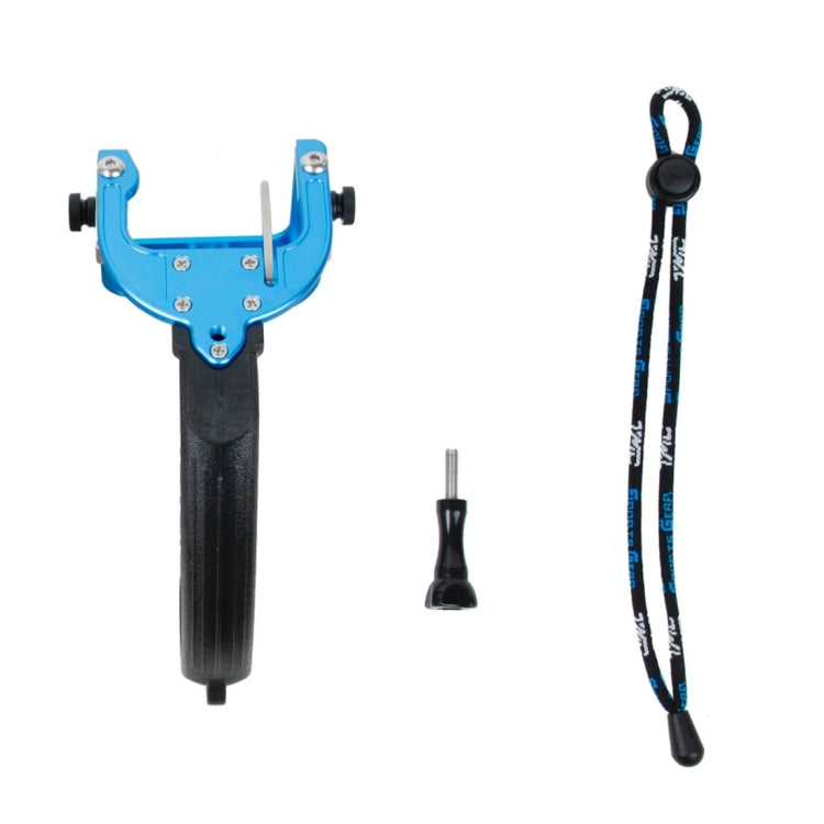 TMC P4 Trigger Handheld Grip CNC Metal Stick Monopod Mount for GoPro HERO4 /3+(Blue) - Stabilizer Grip by TMC | Online Shopping South Africa | PMC Jewellery | Buy Now Pay Later Mobicred
