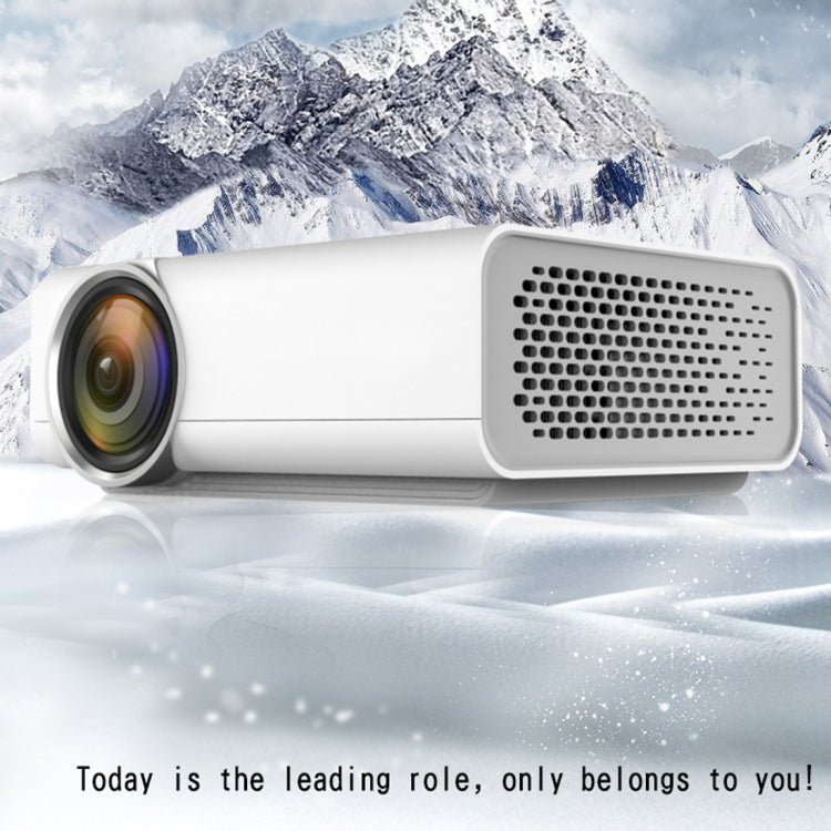 YG520 1800 Lumens HD LCD Projector,Built in Speaker,Can Read U disk, Mobile hard disk,SD Card, AV connect DVD, Set top box. (White) - LED Projector by PMC Jewellery | Online Shopping South Africa | PMC Jewellery | Buy Now Pay Later Mobicred