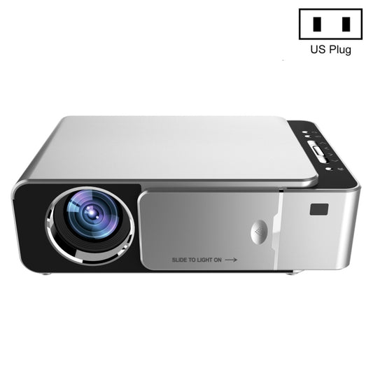 T6 2000ANSI Lumens 1080P LCD Mini Theater Projector, Phone Version, US Plug(Silver) - LED Projector by PMC Jewellery | Online Shopping South Africa | PMC Jewellery | Buy Now Pay Later Mobicred