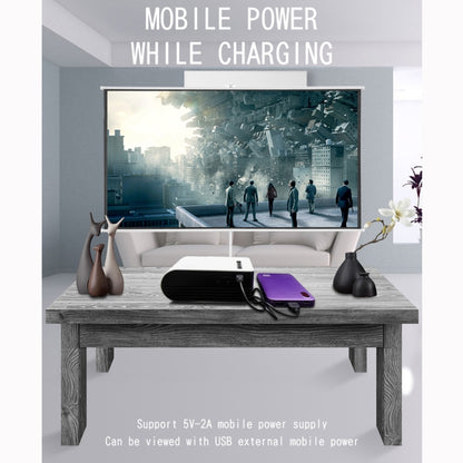 YG210 320x240 400-600LM Mini LED Projector Home Theater, Support HDMI & AV & SD & USB, General Version (Blue) - LED Projector by PMC Jewellery | Online Shopping South Africa | PMC Jewellery | Buy Now Pay Later Mobicred