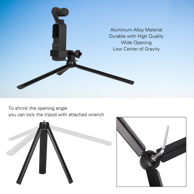 Sunnylife OP-Q9195 Metal Adapter + Tripod + Extending Rod for DJI OSMO Pocket - Mount & Holder by Sunnylife | Online Shopping South Africa | PMC Jewellery | Buy Now Pay Later Mobicred