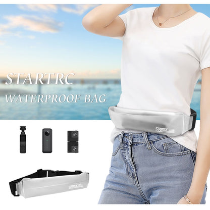 STARTRC Portable Frosted Transparent Waterproof Waist Pack Storage Bag for DJI Osmo Pocket / Action - Case & Bags by STARTRC | Online Shopping South Africa | PMC Jewellery | Buy Now Pay Later Mobicred