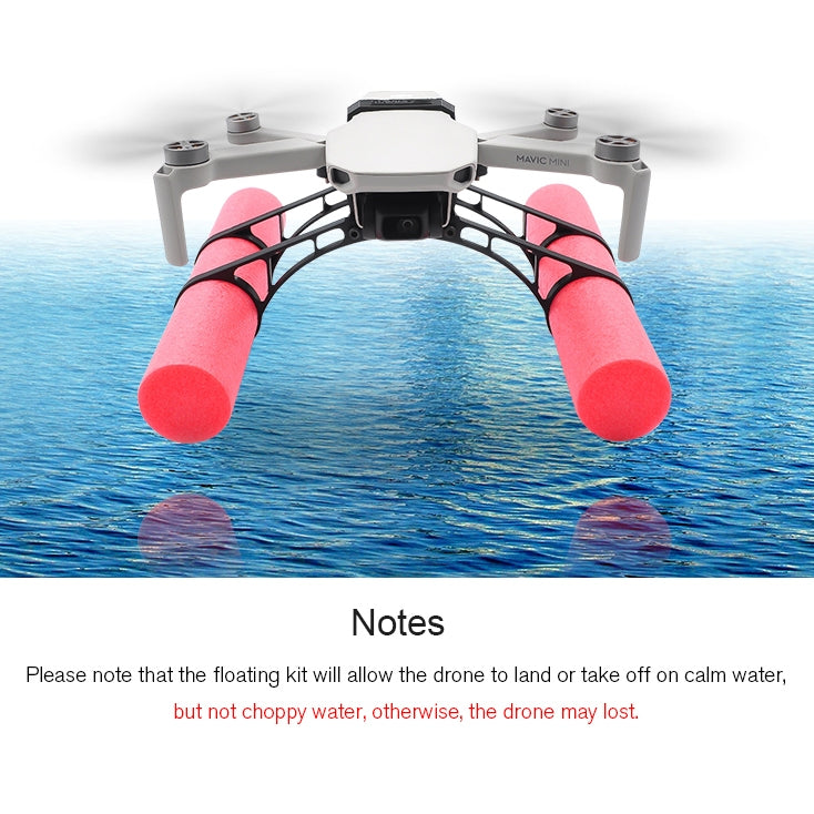 STARTRC Buoyancy Rod Absorbing Height Extender Landing Bracket for DJI Mavic 2 mini(Black Red) - free shipping - PMC TechLife - Order now!