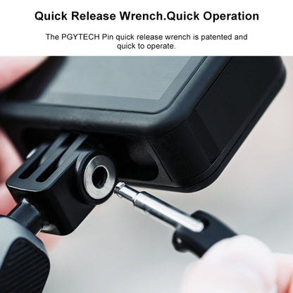 PGYTECH P-GM-132 Action Camera Suction Cup Phone Holder for DJI Osmo Action & GoPro 8/7(Silver) -  by PGYTECH | Online Shopping South Africa | PMC Jewellery | Buy Now Pay Later Mobicred