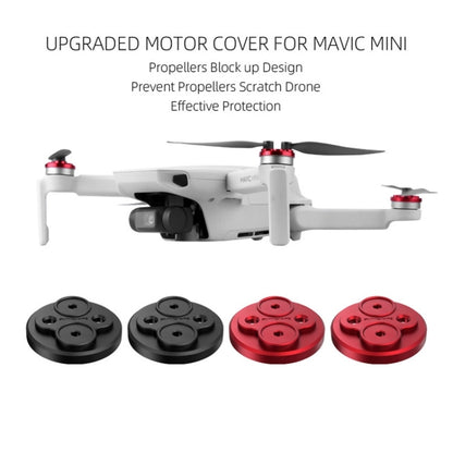 4 PCS Sunnylife Motor Metal Protection Cover for DJI Mini 2 (Black) - Others by Sunnylife | Online Shopping South Africa | PMC Jewellery | Buy Now Pay Later Mobicred