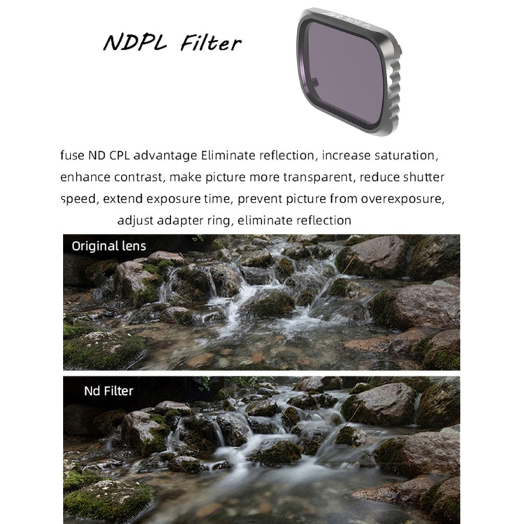 JSR KS ND64PL Lens Filter for DJI Air 2S, Aluminum Frame - Lens Filter by JSR | Online Shopping South Africa | PMC TechLife | Buy Now Pay Later Mobicred