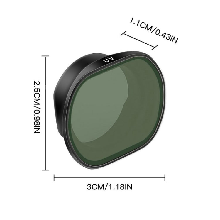 RCSTQ UV Drone Lens Filter for DJI FPV - Lens Accessories by RCSTQ | Online Shopping South Africa | PMC Jewellery | Buy Now Pay Later Mobicred