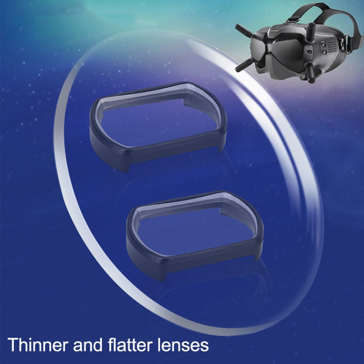 RCSTQ 2 PCS 350 Degree Myopia Glasses Lens Vision Correction Aspherical Lens for DJI FPV Goggles V2 - Lens Accessories by RCSTQ | Online Shopping South Africa | PMC Jewellery | Buy Now Pay Later Mobicred