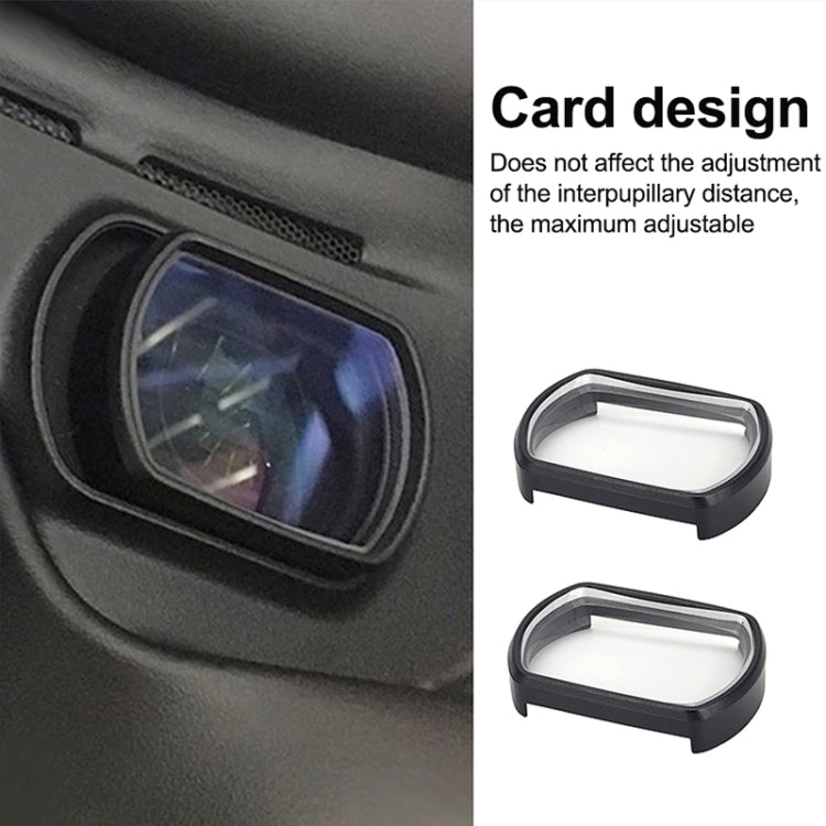 RCSTQ 2 PCS 400 Degree Myopia Glasses Lens Vision Correction Aspherical Lens for DJI FPV Goggles V2 - Lens Accessories by RCSTQ | Online Shopping South Africa | PMC TechLife | Buy Now Pay Later Mobicred