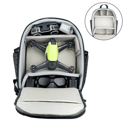 RCSTQ Backpack Shoulders Bag Storage Outdoor Travel Bag for DJI FPV Combo(Black) - Case & Bags by RCSTQ | Online Shopping South Africa | PMC Jewellery | Buy Now Pay Later Mobicred