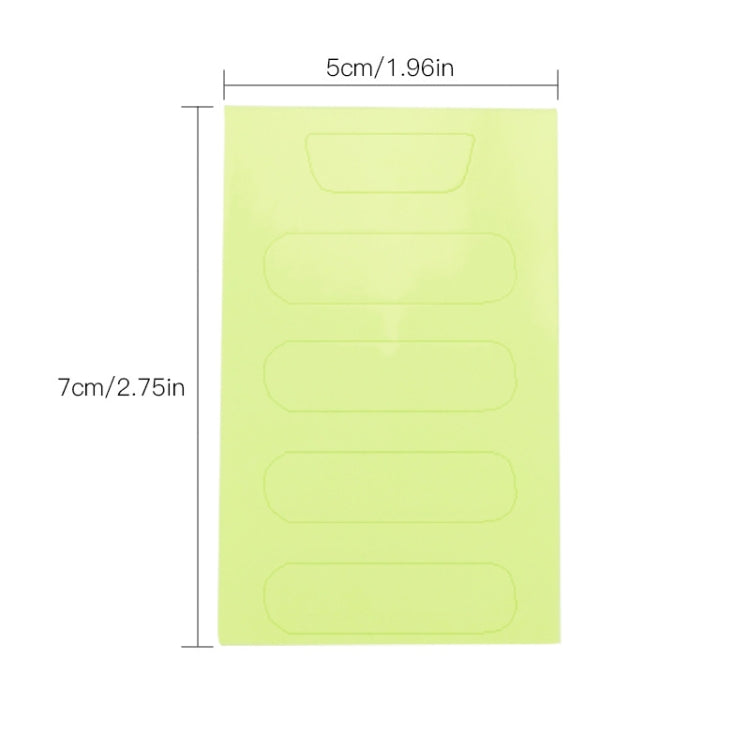 RCSTQ 2 PCS Luminous Sticker Night Flight Sticker for DJI FPV Drone - Protective Film & Stickers by RCSTQ | Online Shopping South Africa | PMC TechLife | Buy Now Pay Later Mobicred
