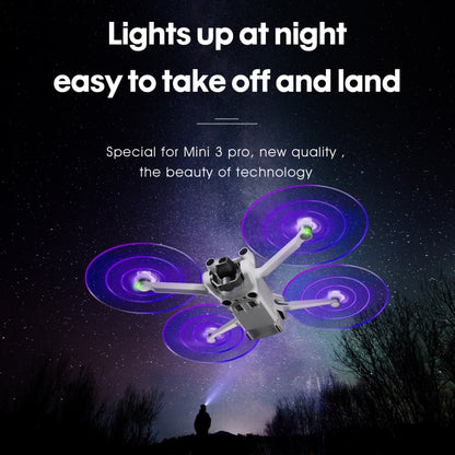 For DJI Mavic Mini 3 Pro STARTRC 2 Pairs Color LED Flash Lamp Low Noise Propellers (Transparent) - DIY Propeller by STARTRC | Online Shopping South Africa | PMC Jewellery | Buy Now Pay Later Mobicred