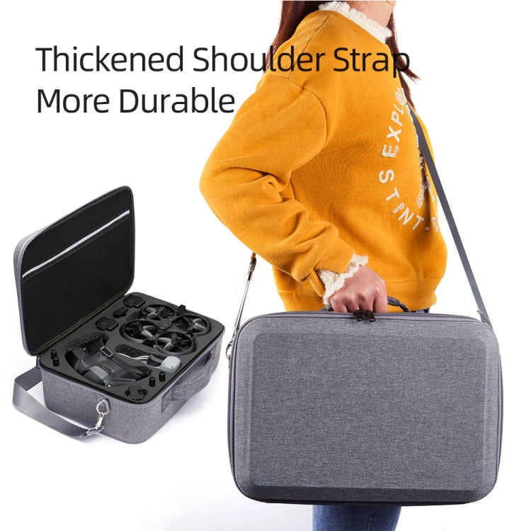 For DJI Avata Shockproof Large Carrying Hard Case Shoulder Storage Bag, Size: 39 x 28 x 15cm(Grey) -  by PMC Jewellery | Online Shopping South Africa | PMC Jewellery | Buy Now Pay Later Mobicred