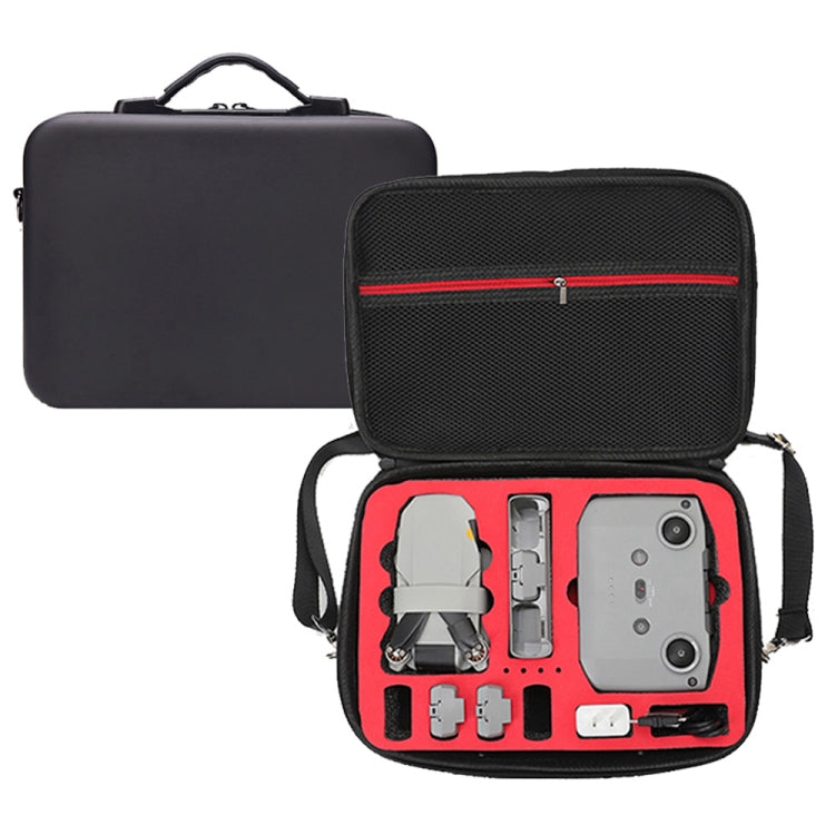 For DJI Mini 2 SE Shockproof Carrying Hard Case Shoulder Bag, Size: 29 x 19.5 x 10cm (Black Red) - Carry Cases & Bags by PMC Jewellery | Online Shopping South Africa | PMC Jewellery | Buy Now Pay Later Mobicred