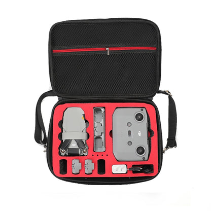 For DJI Mini 2 SE Shockproof Carrying Hard Case Shoulder Bag, Size: 29 x 19.5 x 10cm (Black Red) - Carry Cases & Bags by PMC Jewellery | Online Shopping South Africa | PMC Jewellery | Buy Now Pay Later Mobicred