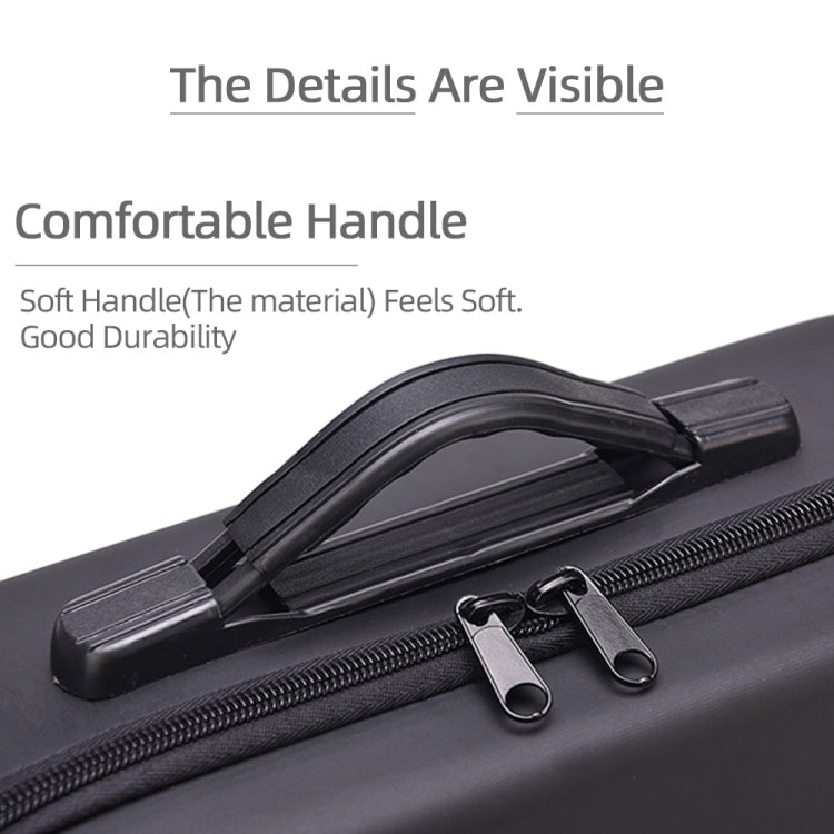 For DJI Mini 2 SE Shockproof Carrying Hard Case Shoulder Bag, Size: 29 x 19.5 x 10cm (Black Black) -  by PMC Jewellery | Online Shopping South Africa | PMC Jewellery | Buy Now Pay Later Mobicred