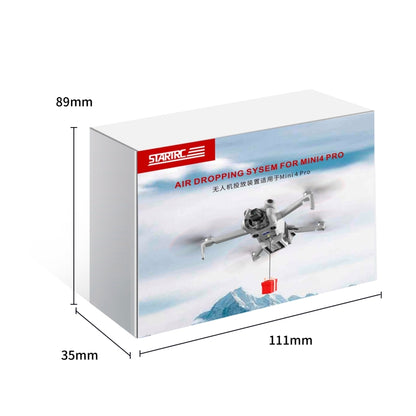 For DJI Mini 4 Pro STARTRC Magnetic Air-Dropping System Thrower Parabolic Bracket (Grey) - Other by STARTRC | Online Shopping South Africa | PMC Jewellery | Buy Now Pay Later Mobicred