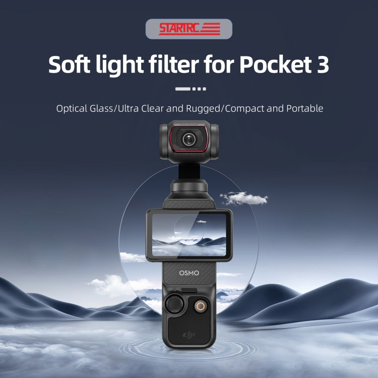 For DJI OSMO Pocket 3 STARTRC 1/4 Black Mist Filter - free shipping - PMC TechLife - Order now!