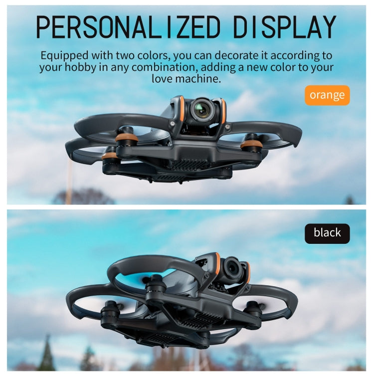 Fr DJI Avata 2 STARTRC Motor Protective Cover (Black+Orange) -  by STARTRC | Online Shopping South Africa | PMC Jewellery | Buy Now Pay Later Mobicred