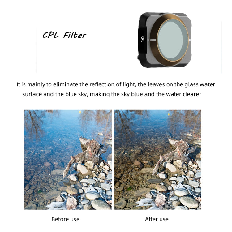 JSR Drone CPL Lens Filter for DJI MAVIC Air 2 - Lens Filter by JSR | Online Shopping South Africa | PMC Jewellery | Buy Now Pay Later Mobicred