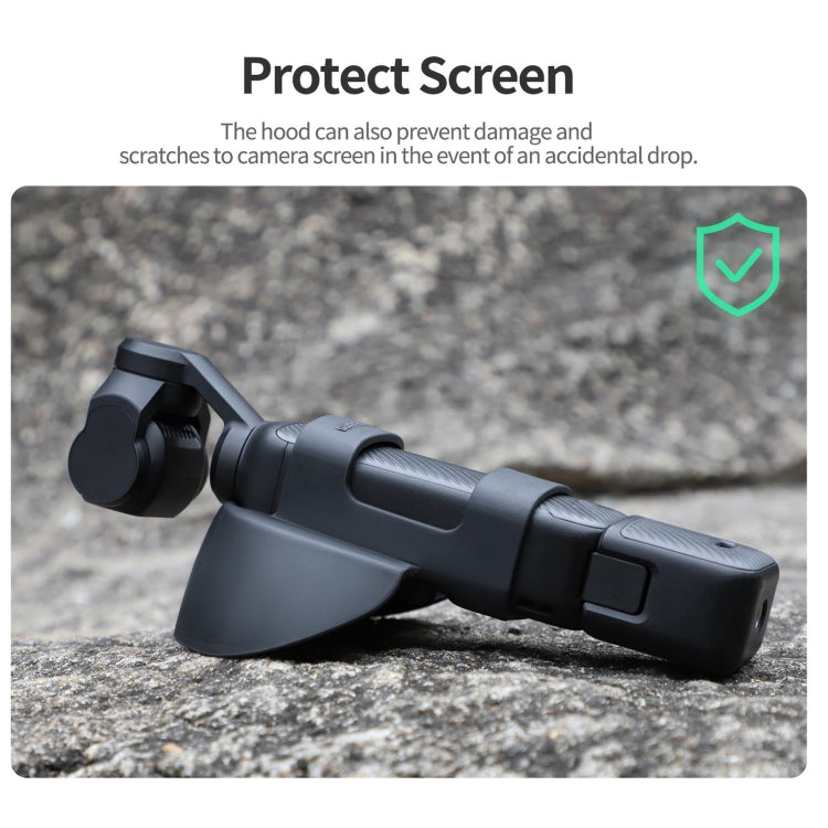 For DJI OSMO Pocket 3 Sunnylife Sunshade Screen Protective Cover Hood (Black) - free shipping - PMC TechLife - Order now!