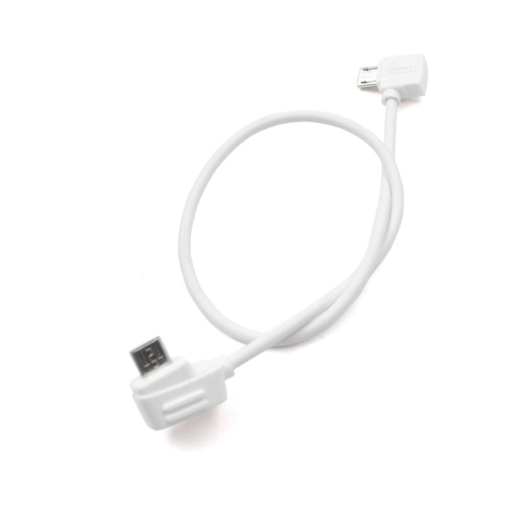 STARTRC 30cm Micro USB to Micro USB Converting Connector Data Cable for DJI Mavic Mini /  Air, Shark Remote Controller(White) -  by STARTRC | Online Shopping South Africa | PMC Jewellery | Buy Now Pay Later Mobicred