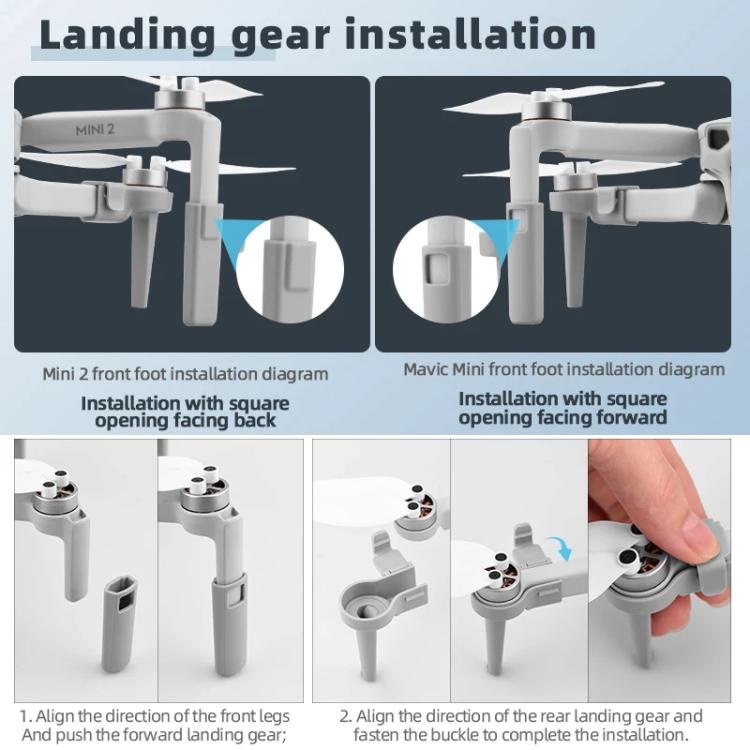 For DJI Mini 2 / Mavic Mini Air-Dropping System Thrower Parabolic (Grey) - free shipping - PMC TechLife - Order now!