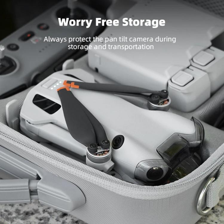 For DJI Mini 4 Pro BRDRC Lens Protective Cover Gimbal Cover (Transparent Black) - free shipping - PMC TechLife - Order now!