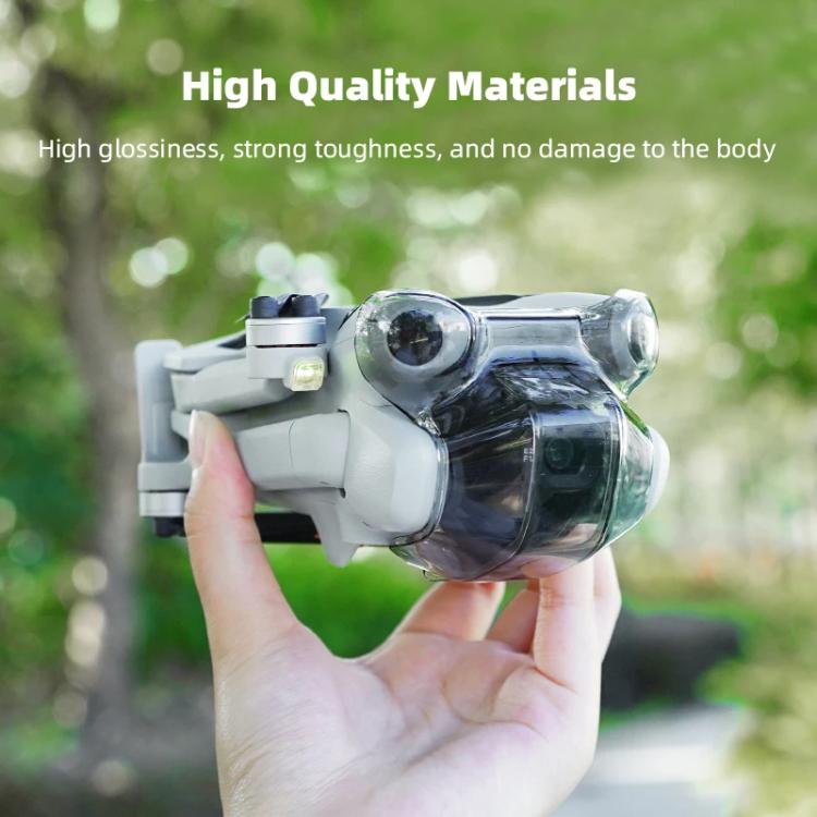 For DJI Mini 4 Pro BRDRC Lens Protective Cover Gimbal Cover (Transparent Black) - free shipping - PMC TechLife - Order now!