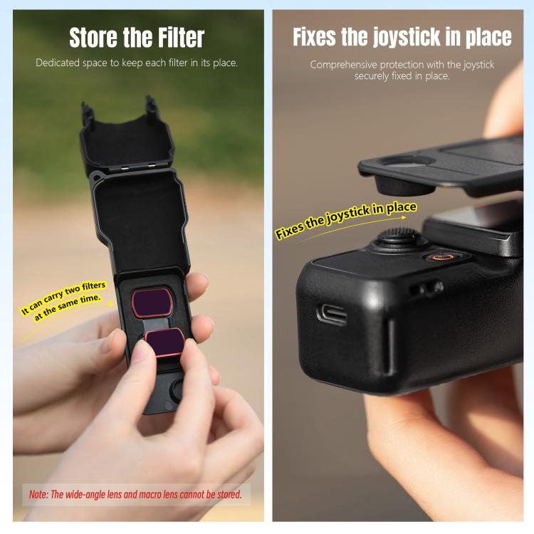 For DJI Osmo Pocket 3 STARTRC Gimbal Protective Cover Camera Lens Protective Case (Black) - free shipping - PMC TechLife - Order now!