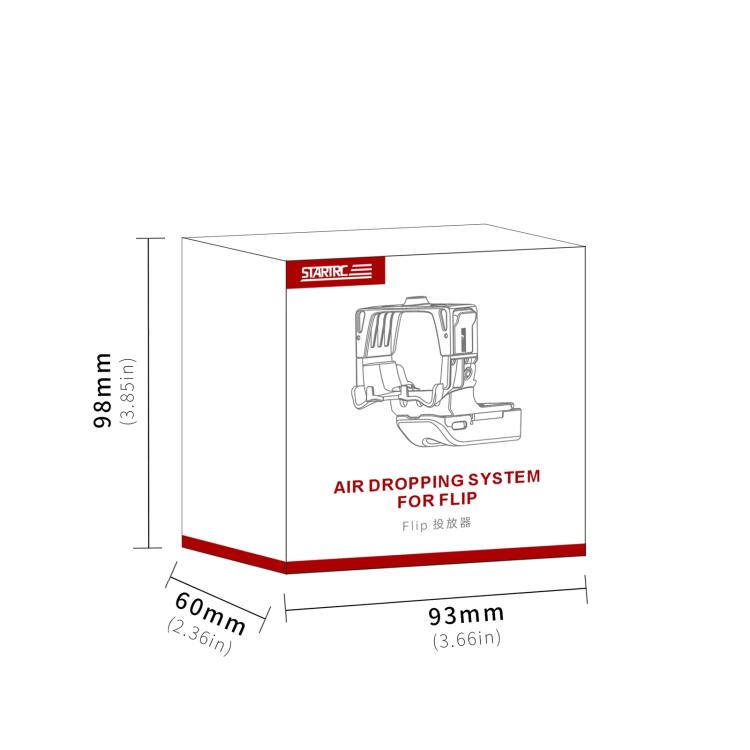 For DJI Flip STARTRC Air-Dropping System Thrower Parabolic (Grey) - free shipping - PMC TechLife - Order now!