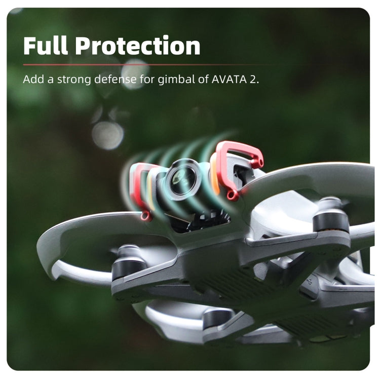 For DJI Avata 2 Sunnylife Gimbal Aluminum Anti-collision Bumper (Red) - Other by Sunnylife | Online Shopping South Africa | PMC TechLife | Buy Now Pay Later Mobicred