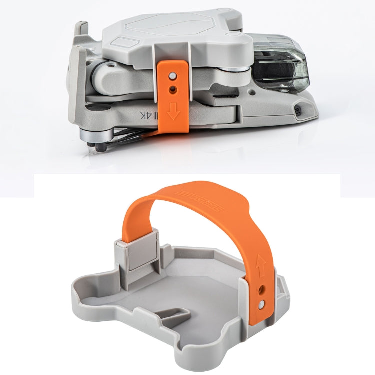 STARTRC Propellers Holder Guard Prop Blade Stabilizer for DJI Mini 4K / Mini 2 SE / Mini (Gray-orange) - Mount & Holder by STARTRC | Online Shopping South Africa | PMC Jewellery | Buy Now Pay Later Mobicred