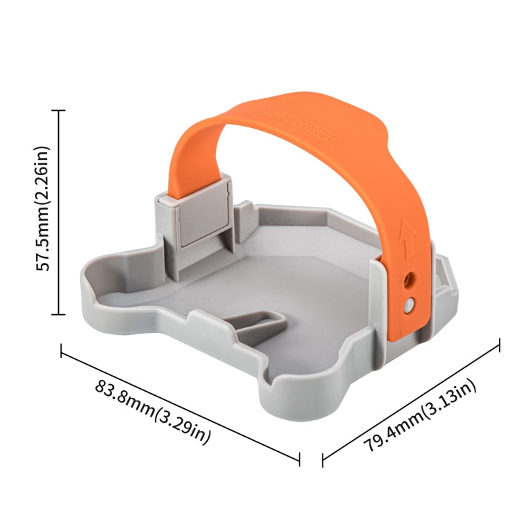 STARTRC Propellers Holder Guard Prop Blade Stabilizer for DJI Mini 4K / Mini 2 SE / Mini (Gray-orange) - Mount & Holder by STARTRC | Online Shopping South Africa | PMC Jewellery | Buy Now Pay Later Mobicred