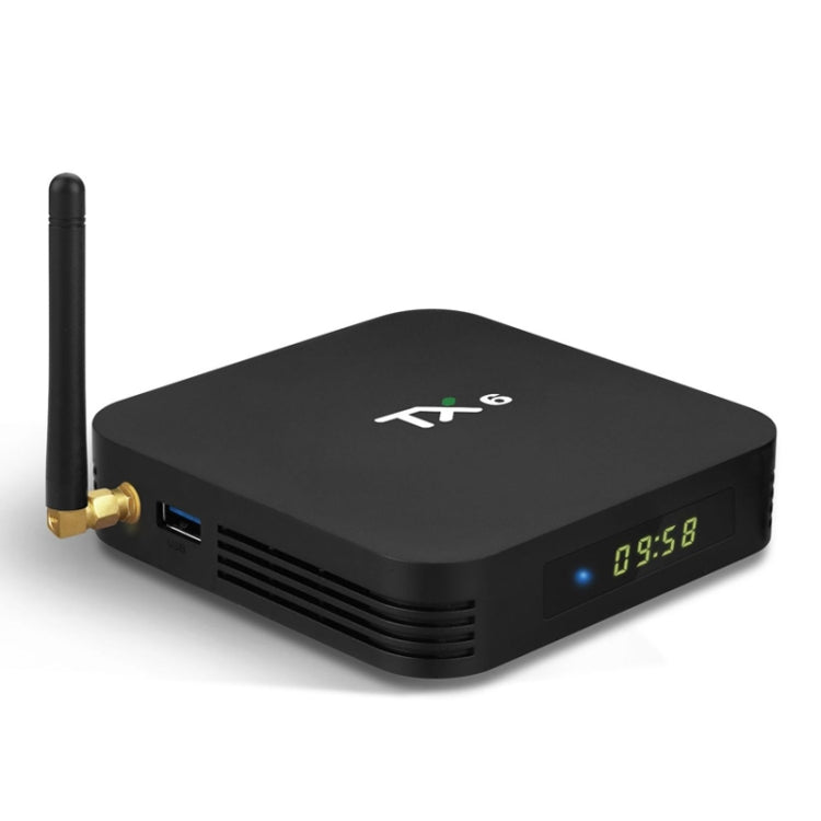 TX6 HD TV Box Media Player, Android 7.1 / 9.0 System, Allwinner H6, up to 1.5GHz, Quad-core ARM Cortex-A53, 2GB + 16GB, Support Bluetooth, WiFi, RJ45, US Plug - Allwinner H6 by PMC Jewellery | Online Shopping South Africa | PMC Jewellery | Buy Now Pay Later Mobicred