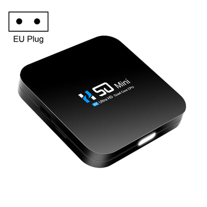 H50 Mini 4K Smart Network TV Box, Android 10.0, RK3318 Quad Core, 2GB+16GB, EU Plug - RK3318 by PMC Jewellery | Online Shopping South Africa | PMC Jewellery | Buy Now Pay Later Mobicred